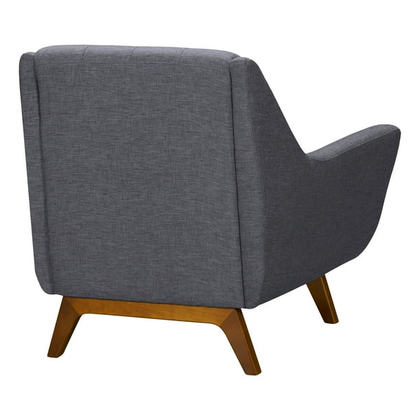 Armen Living Janson Sofa Chair Champagne Wood Armen Living Janson Sofa Chair Champagne Wood